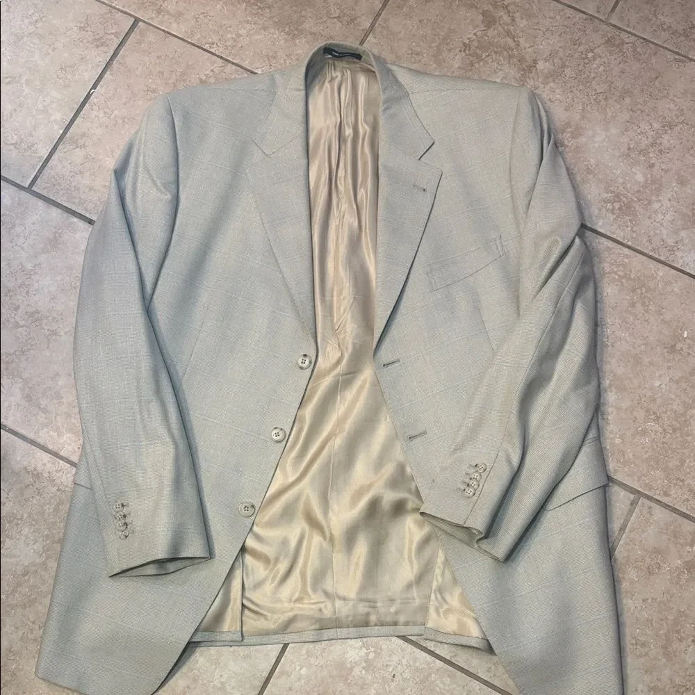 Pre loved Sean John Tan Plaid Men's Blazer